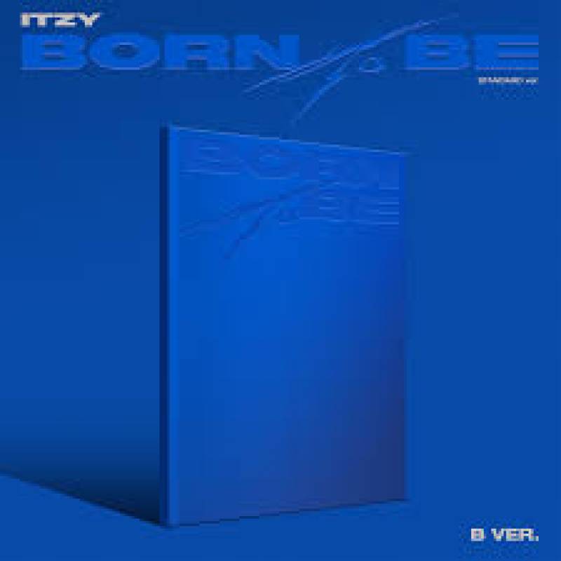 ITZY - BORN TO BE Standard Version CD (Blue Ver) + Pre-Order Benefit